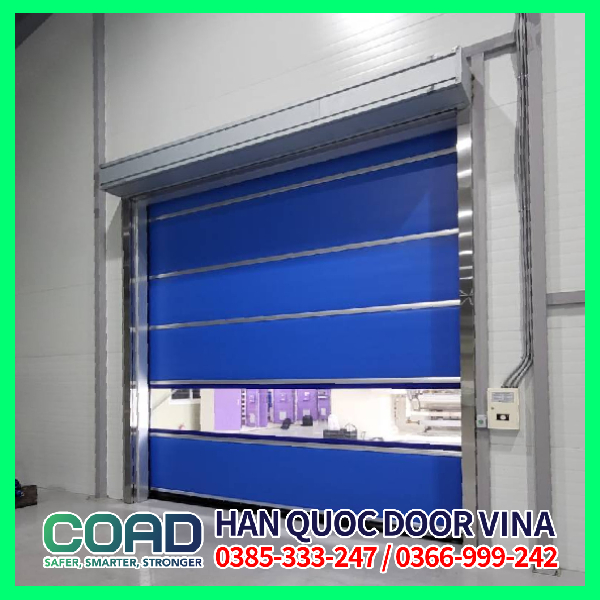 cửa cuốn nhanh cho hệ thống cửa kho