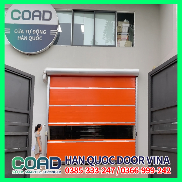 cửa cuốn nhanh kho lạnh nhà máy thủy sản