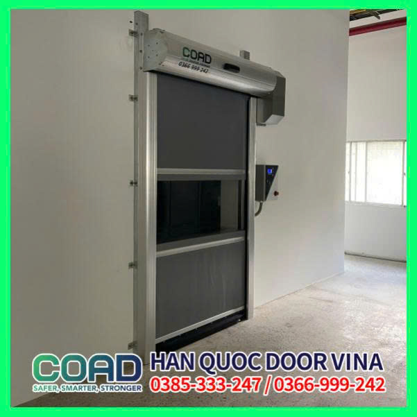cửa cuốn nhanh tại lối đi hẹp