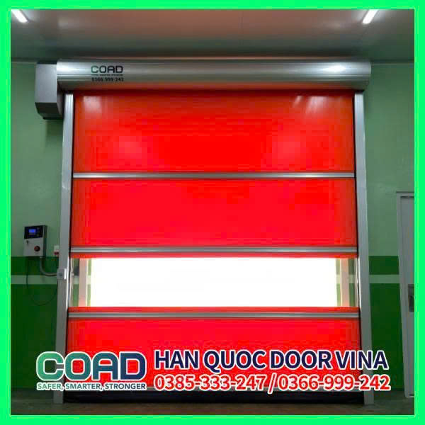 giải pháp airlock cửa cuốn nhanh tại nhà máy điện tử bắc ninh