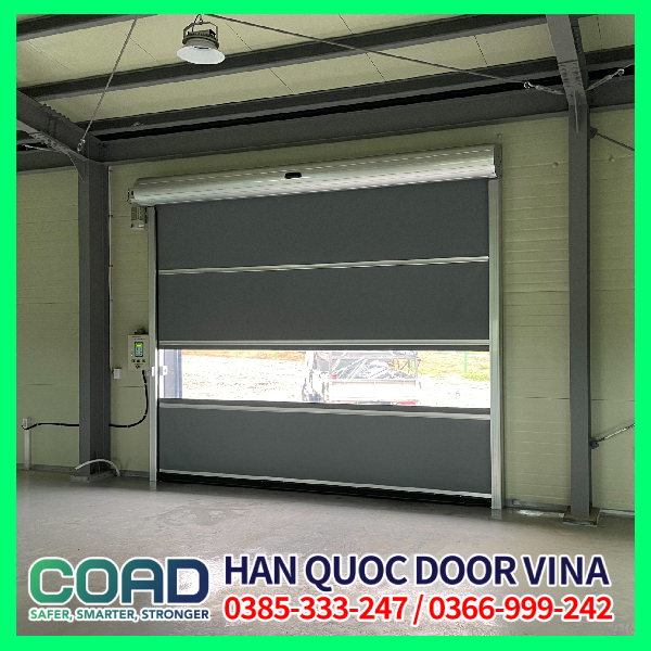 giải pháp kết hợp cửa cuốn nhanh và cửa cuốn thép