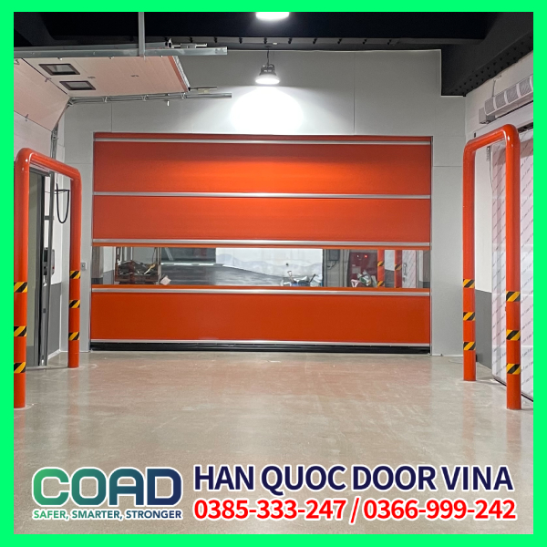 cửa cuốn nhanh công nghiệp cho nhà máy