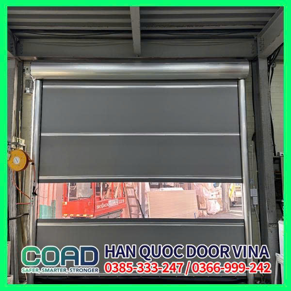 lắp đặt cửa cuốn nhanh C-1 Deluxe ngăn ngừa bụi