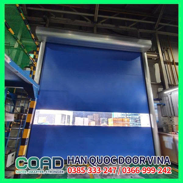 giải pháp cửa cuốn nhanh cho nhà xưởng đang cải tạo